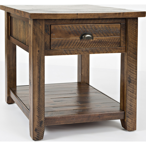 Artisan's Craft End Table in Dakota Oak